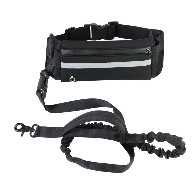 Dog Leash Hands Free Dog Leash, Hands Free Dog Leash, for Running, Jogging and Walking, Reflective Stitching, with Reflective Strips