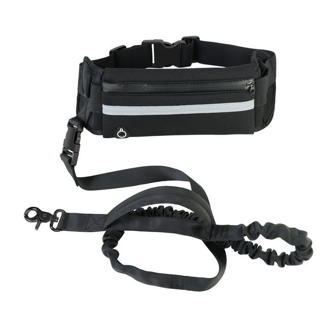 Dog Leash Hands Free Dog Leash, Hands Free Dog Leash, for Running, Jogging and Walking, Reflective Stitching, with Reflective Strips