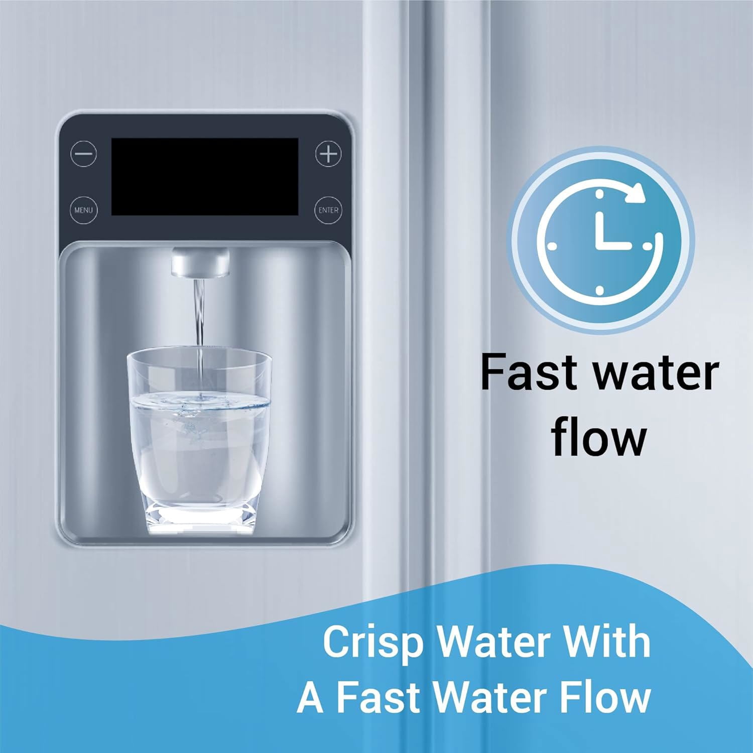 Filterlogic FL-RF27 Refrigerator Water Filter Replacement for Samsung®DA29-00020B,RF28HMEDBSR, RF263BEAESR, HDX FMS-2, HAF-CIN/EXP, DA97-08006A-1, DA29-00020B-1, RF4287HARS, RFG297HDRS, 4 PACK