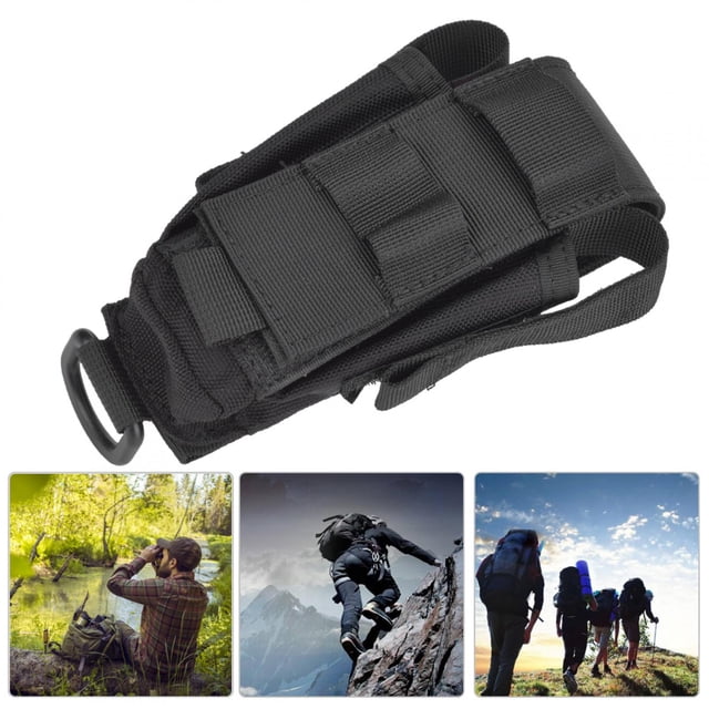 HERRAMIENTA MULTIFUNCIÓN DE NIPLON, BOLSA DE ALMACENAMENTO Organizador de Múltiples Bolsillos para Lápiz, Cuchillo, Linterta, Negro
