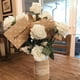thumbnail image 5 of Ramo de rosas de seda Veryhome con flores artificiales, 10 unidades, color blanco, 5 of 7