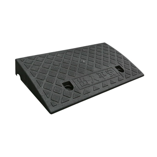Esquirla Coussin Triangulaire de Rampe de Grimpe Coussin de Rampe pour Tondeuses d'Entrée Motocyclette H 8 cm Noir