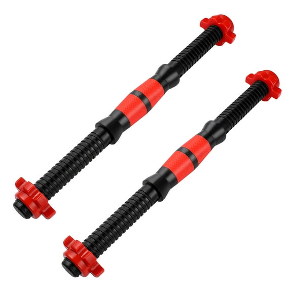 YSNOOWE 2Pcs Cylindrical Dumbbell Bars for Gym Barbells and Weight Lifting 15.7in