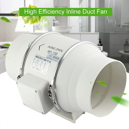 EECOO Inline Exhaust Fan,High Efficiency Inline Duct Fan Air Extractor Bathroom Kitchen Ventilation (Best Kitchen Exhaust System)