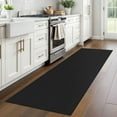 thumbnail image 6 of Braided Runner Rug 2x7 Ft Washable Runners for Hallways Non Slip Rubber Backed Kitchen Runners Cotton Entryway Runner Indoor, Woven Floor Carpet for Hall Kitchen Bedroom, Black/Grey, 6 of 16