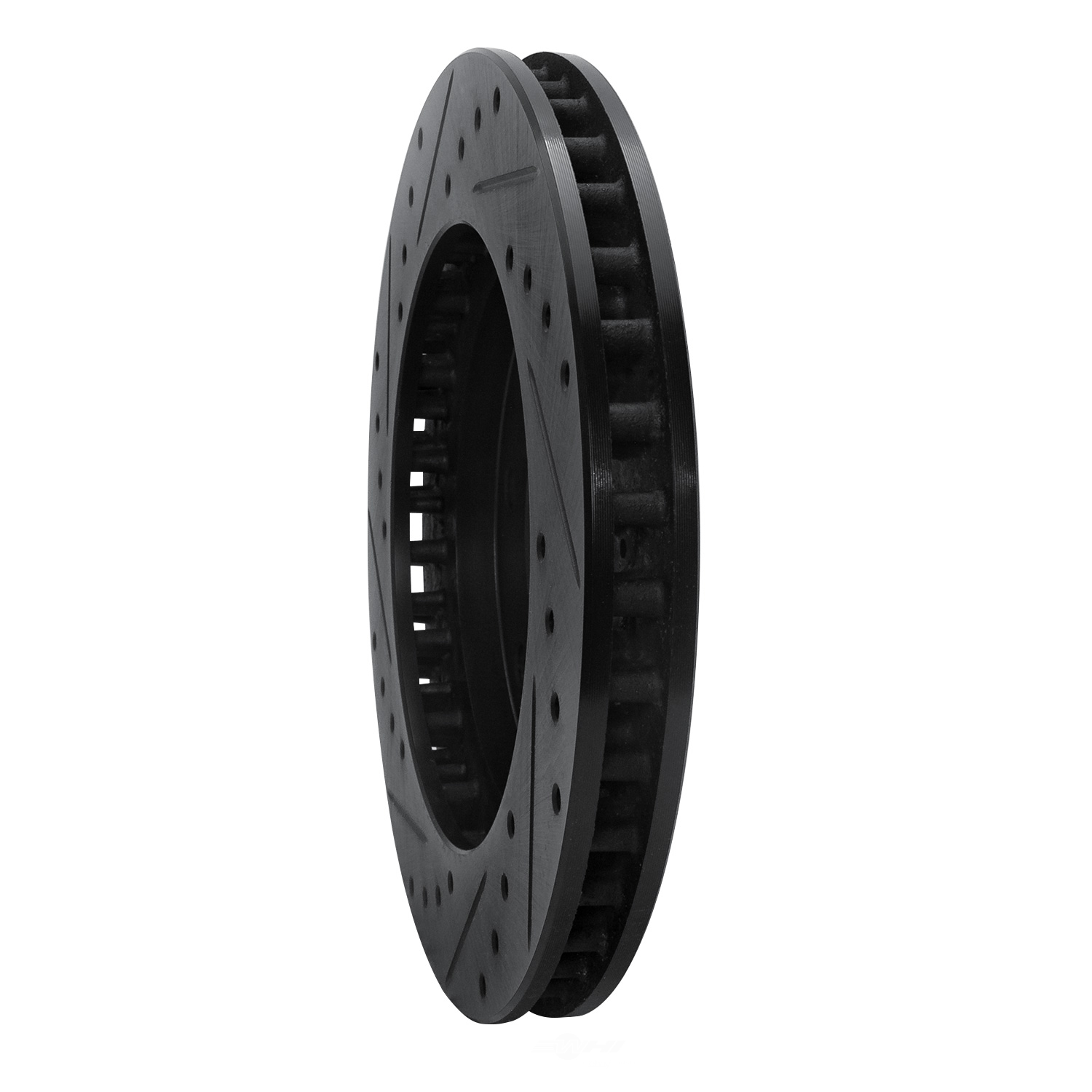 Dynamic Friction Company 633-54152R DFC Brake Rotor - Drilled And Slotted - Black