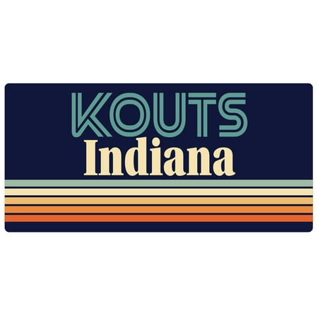 

Kouts Indiana 5 x 2.5-Inch Fridge Magnet Retro Design
