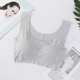thumbnail image 3 of Sujetador de talla grande de seda de hielo Invisible sin costuras, sujetador de realce para mujer, lencería Sexy con cuello en U, almohadillas para sujetador, ropa interior Bralette, 3 of 5