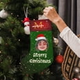 thumbnail image 6 of Custom Face Christmas Stocking - Personalized 18-Inch Christmas Hanging Stocking with Custom Face Photo, Name & Initials - Fun & Quirky Holiday Decor and Gifts, 3 Pcs, 6 of 7