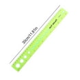 thumbnail image 2 of 4 Pcs Flexible Rulers, 30cm Flexible Bendable Plastic Ruler, 2 of 9