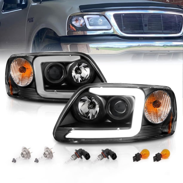 Faros AmeriLite Juego para Ford F150 Expedition 1997-2003
