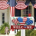 thumbnail image 6 of Welcome 4th of July Patriotic Mailbox Cover Magnetic Standard Size 21"x18", America Cartoon Mouse Farmhouse Decorative Post Letter Box Wrap Decor, American USA Rustic Garden Outdoor Decoration, 6 of 6