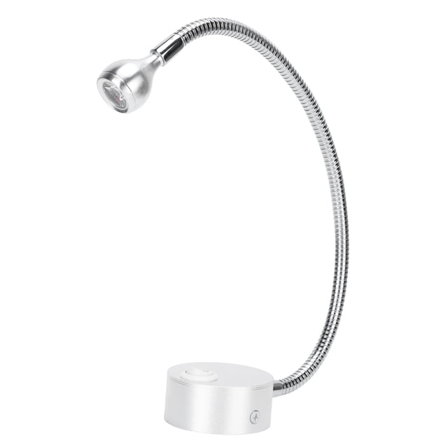 Lámpara LED de cuello de cisne con orificio lateral de 4000K, lámpara de pared, foco, apliques de pared para dormitorio, 110-240V