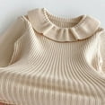 thumbnail image 5 of SHTXOZHI Baby Girls Long Sleeve Ribbed Knit Sweater Kids Toddler Fall Winter Pullover Tops, 5 of 5