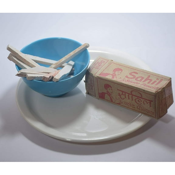 India Clay Sahil Pencils, #2 HB Lead, White, 200 Grams Count