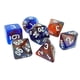 thumbnail image 3 of Juego de 7 dados de fantasía, dados poliédricos grabados en colores lisos surtidos, para juegos Estilo B, 3 of 6