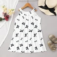 thumbnail image 4 of Girls Dresses Bow Knot Beach Swim Cover Up Summer Sleeveless Tank Es Clothes, 4 of 5