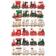 thumbnail image 4 of Tren de Navidad Cateissary decoración camión juguete clásico miniatura color Blanco, 4 of 6
