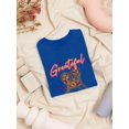 thumbnail image 3 of Grateful Today Tomorrow Shaped T-Shirt Women -Image by Shutterstock, Female 3X-Large, 3 of 4