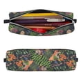 thumbnail image 2 of Haiem Forest Animals And Plants Print Leather Pencil Case Art Supplies Case Zipper Pencil Pouch Stationery Storage Pencil Bag, 2 of 7