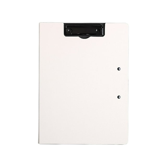 Classeur Double Blanc avec Rangement, Format A4, Conception Pliable, Couvercle en Plastique Rigide, pour l'École, le Bureau, les Soins Infirmiers, l'Enseignant, l'Étudiant, les Affaires, 12.40x9.56x0.78 Po