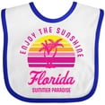 thumbnail image 3 of Inktastic Enjoy the Sunshine Florida Summer Paradise Boys or Girls Baby Bib, 3 of 4