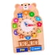 thumbnail image 4 of Clasificador de formas de madera, reloj de enseñanza, rompecabezas de aprendizaje temprano, juguete apilable, rompecabezas Montessori multifuncional Hugo Reloj de clasificación de formas, 4 of 10