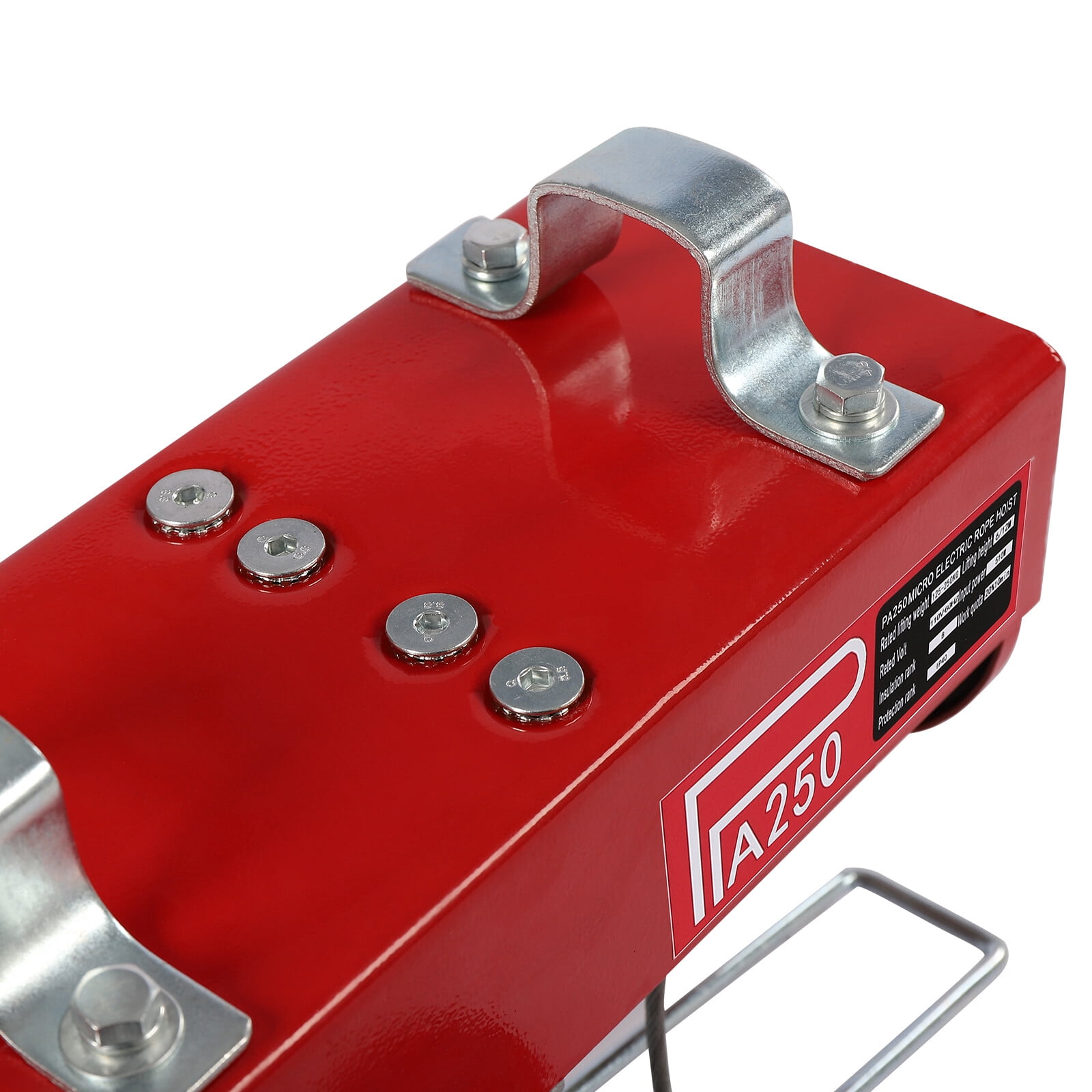510W Electric Hoist Winch Hoist Crane Lift 550LBS 110V with Wired Remote Control
