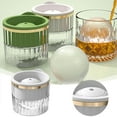 thumbnail image 2 of Ice Bat Ice Maker Food Grade Circular Ice Tray Circular Household Ice Making ( White), 2 of 6
