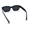 thumbnail image 7 of Mod Gentleman Style Hipster Narrow Thick Horn Rim Mod Sunglasses All Black, 7 of 7