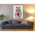 thumbnail image 3 of Epic Graffiti 'Zebra Rainbow Splash 1' by Fab Funky Canvas Wall Art, 40"x54", 3 of 3