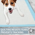 thumbnail image 5 of ZULAR Puppy Pee Pads 200 Count | Dog Pee Training Pads Super Absorbent&Leak-Proof | Disposable Pet Piddle and Potty Pads for Puppies | Dogs | Cats | Rabbits 13''X 18'', 5 of 10