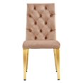 thumbnail image 3 of Canadian Roma Mocha Dining Chair Golden Legs, 3 of 3