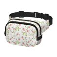 thumbnail image 2 of Balery Roses Flowers Mochila Cinturón para Mujeres y Hombres, Bolsa de Cintura Impermeable de Doble Capa con Correa, 2 of 9