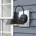 GOALPLUS 10in. Exterior Barn Style Motion Lights with Wall Mount, Dusk to Dawn Outdoor Motion