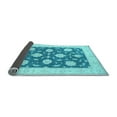 thumbnail image 2 of Ahgly Company Indoor Rectangle Oriental Light Blue Traditional Area Rugs, 2' x 4', 2 of 4