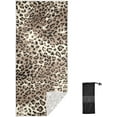 thumbnail image 2 of Leopard Print Cheetah Animal Beach Towel 31" x 71", Quick Dry Bath Towel Super Absorbent Lightweight Travel Towel for Beach Yoga Swim Sport Camping Holiday, 2 of 7