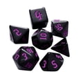 thumbnail image 1 of Kuymtek 7 Unids/set Dados Digitales Varios Lados D4 D6 D8 D10 D12 D20 para TRPG (púrpura), 1 of 2