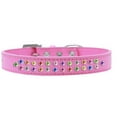 thumbnail image 4 of Dog, Puppy  Pet Fashion Collar, "Two Row Confetti Crystal Rimsets", 4 of 6