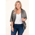 thumbnail image 3 of Plus Size Ribbed Cocoon Cover Up, 3 of 3