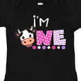 thumbnail image 4 of Inktastic I'm 1 Cute Cow and Polka Dots Boys or Girls Baby Bodysuit, 4 of 5