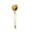 Gold, variant on XMMSWDLA Tea Snap Balls Seashell Heart Star Pineapple Teapot Shape Tea Filters Stainless Steel Tea Strainer Loose Leaf Tea Infuser with Long Handle(Gold)
