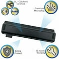 thumbnail image 5 of 61++ 72Wh Battery for Lenovo ThinkPad T470 T570 T580 01AV492 01AV427 SB10K97584, 5 of 10