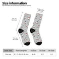 thumbnail image 4 of Goofa Santa with Gifts Printed Men's Crew Socks, Soft Durable Breathable Moisture-Wicking with Odor Control Cotton socks, 4 of 9