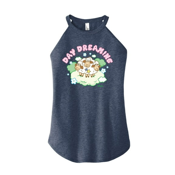Toy Story - Day Dreaming Sheep - Juniors High Neck Tank Top