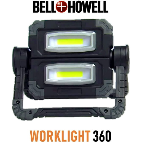 Bell+Howell Worklight 360 Waterproof Portable Heavy-Duty Dual Lighting Easy to Use Multi-Position Handyman Plumber Mechanic Mega Task Light As Seen On TV