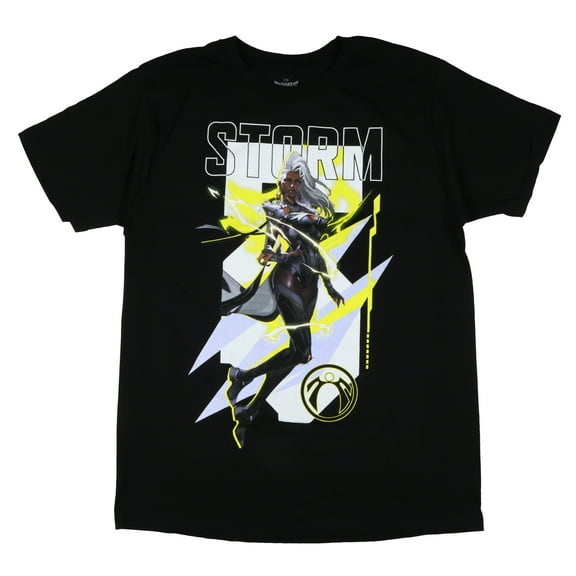 Marvel Rivals Storm T Shirt In Game Logo Adult Short Sleeve Graphic Tee
