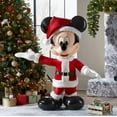 thumbnail image 5 of Disney 4 ft. Animated Holiday Santa Mickey Mouse Indoor Christmas Decoration, 5 of 6