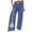 Blue, variant on Wide Leg Pants for Women with Pockets Drawstring Sweatpants for Lounging Jogging Workout with Pockets Capri Palazzo Pants Dressy 2026 Summer Top Mint Green XL