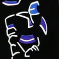 thumbnail image 2 of Hockey Images (Black and Blue) Necktie Mens Tie, 2 of 3